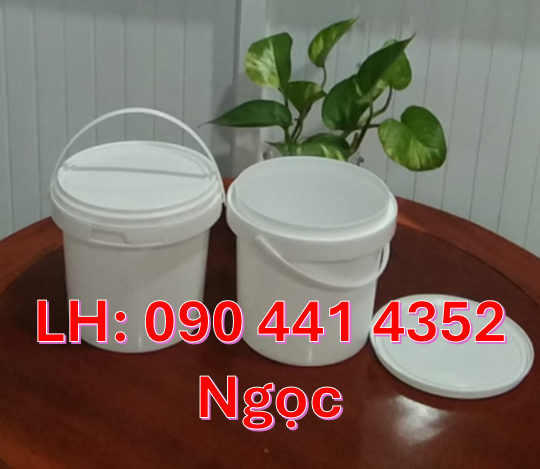 Vỏ thùng đựng sơn 20 lít, thùng sơn 10 lít vàng, thùng sơn 5 lít nhựa
