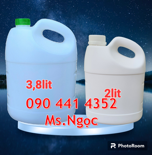 Can nhựa 500ml đựng dầu, can nhựa 1 lít - 5 lít, HDPE 100%, loại dày