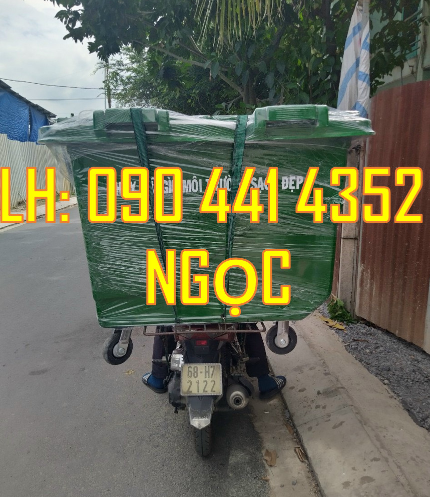 Bán xe thu gom rác 1000 lít, xe thu gom rác 660 lít bao nhiêu tiền