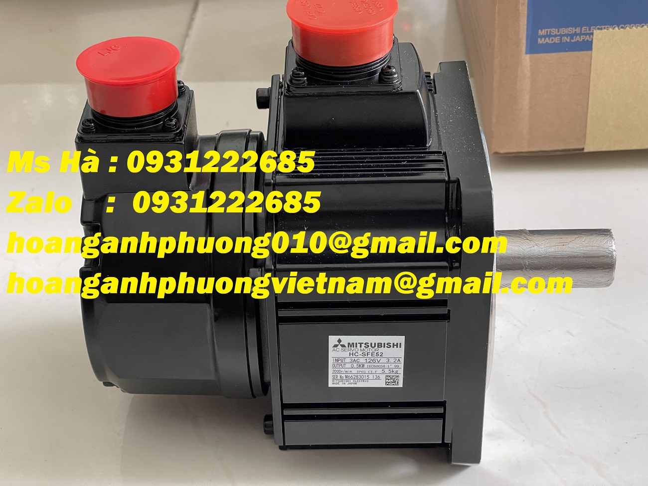 Mitsubishi giá siêu ưu đãi bộ động cơ HC-SFE52 mới 100%