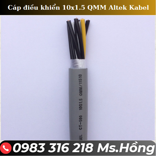 Cáp tín hiệu 2,4,6,8 lõi chính hãng Altekkabel có chống nhiễu