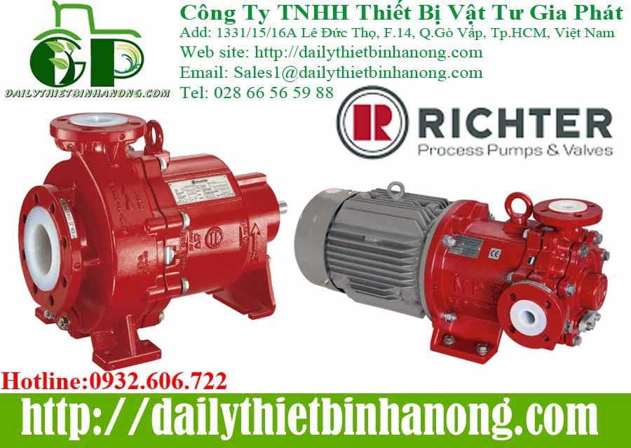 Bơm bánh răng thủy lực Richter chính hãng Germany