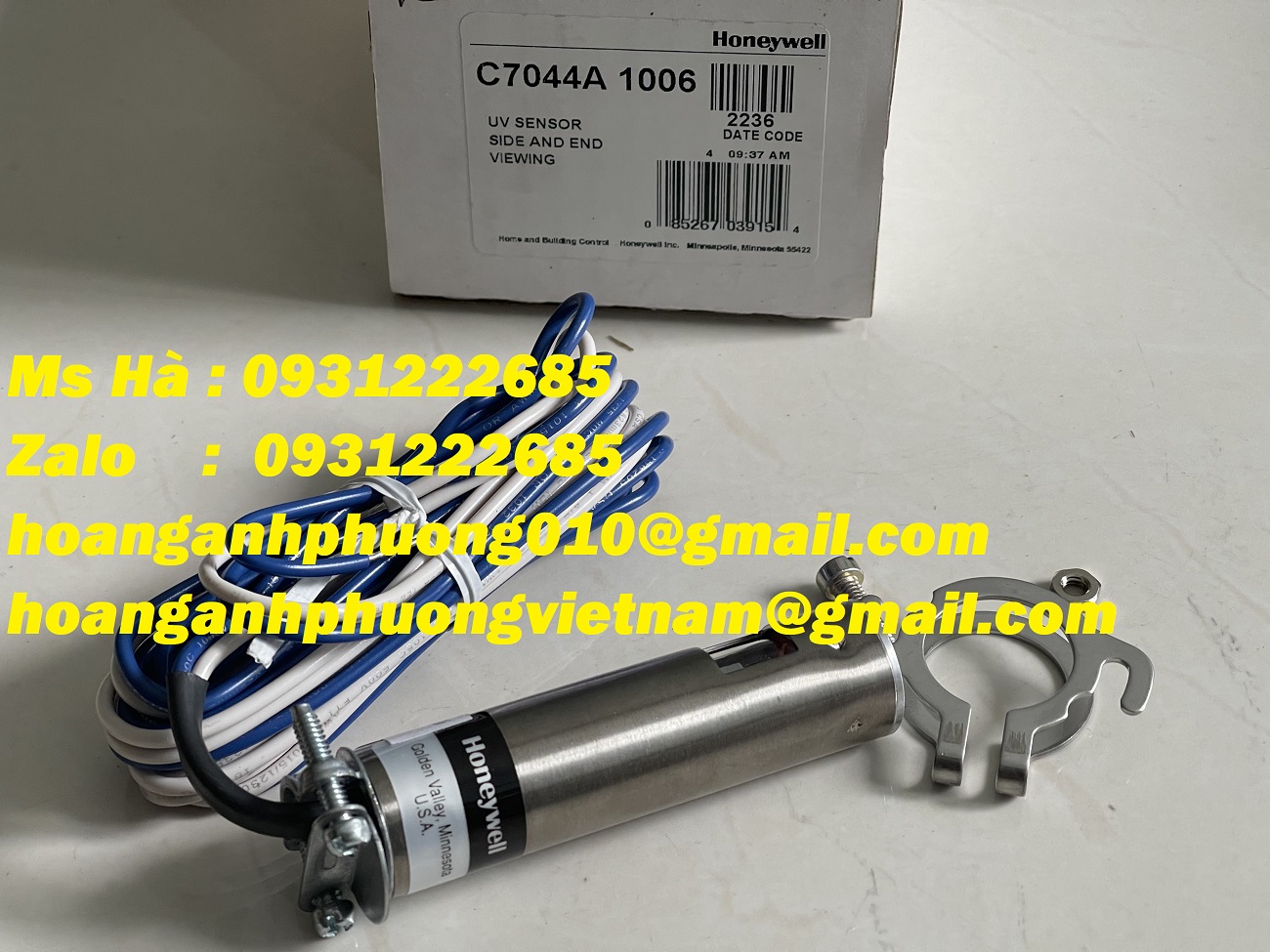 Bộ cảm biến ngọn lửa C7044A 1006 honeywell chính hiệu 100%