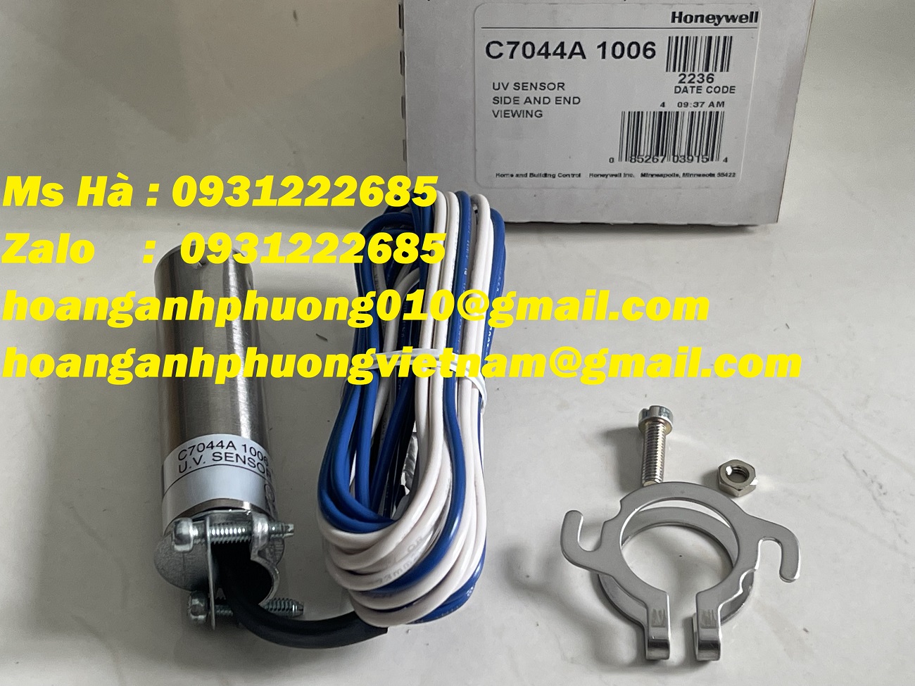 Bộ cảm biến ngọn lửa C7044A 1006 honeywell chính hiệu 100%