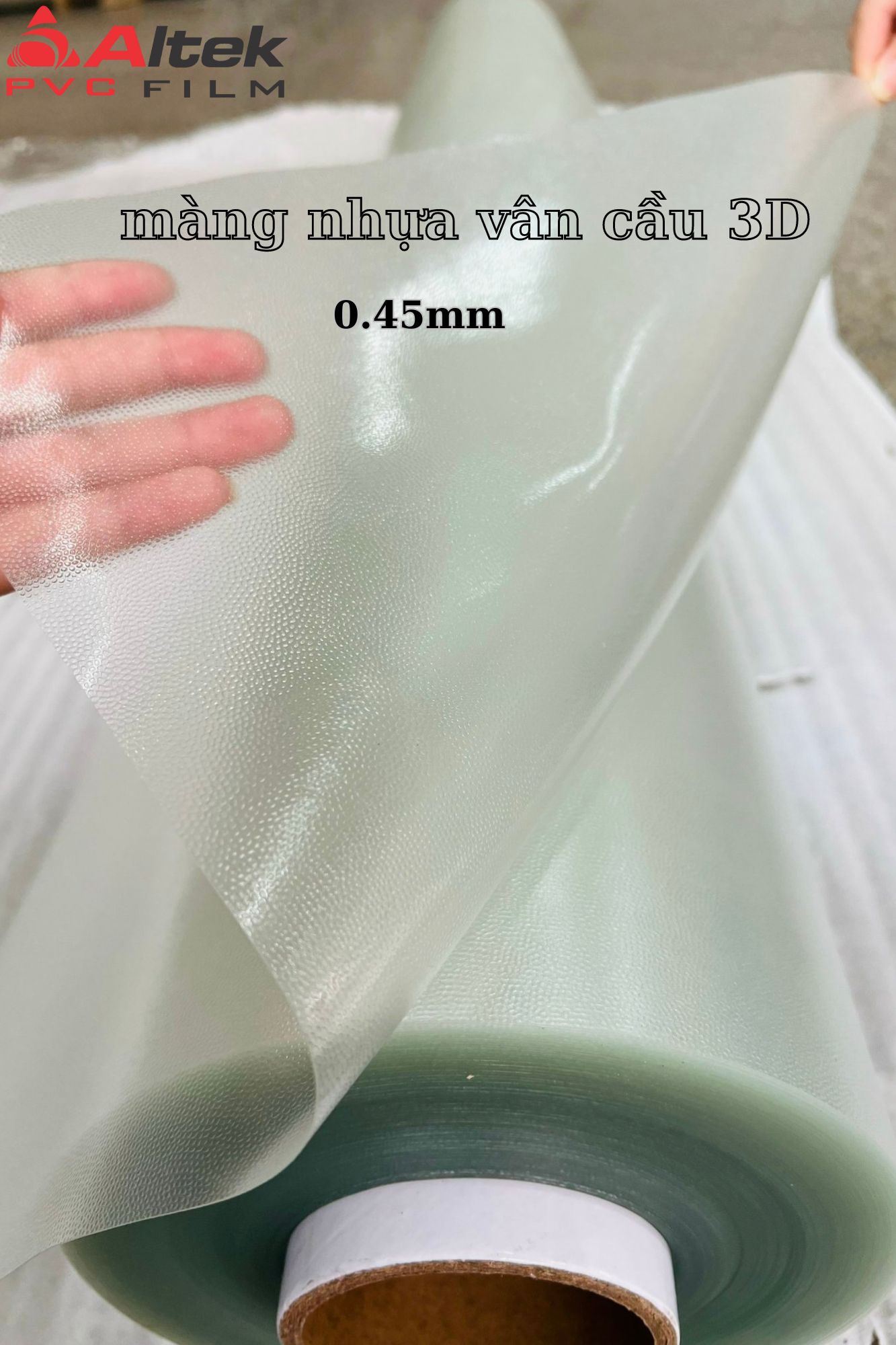 màng nhựa pvc tại bình dương thiết kế nhám vân cầu 3d