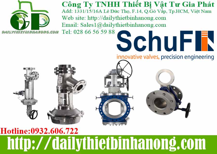 Van điều khiển dòng chảy cho hệ thống vận hành SchuF