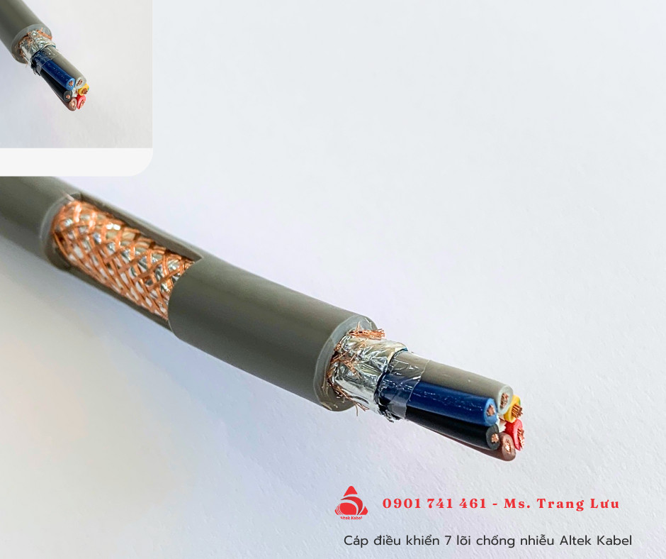 Cáp điều khiển 6 lõi chống nhiễu Altek Kabel