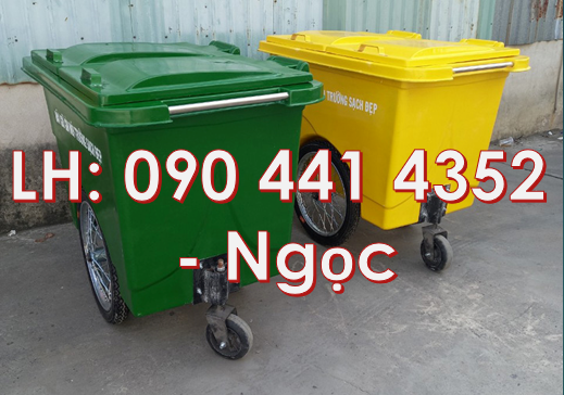 SX xe thu gom rác 660 lít rẻ nhất, thùng rác 1000 lít, xe đẩy rác 660L