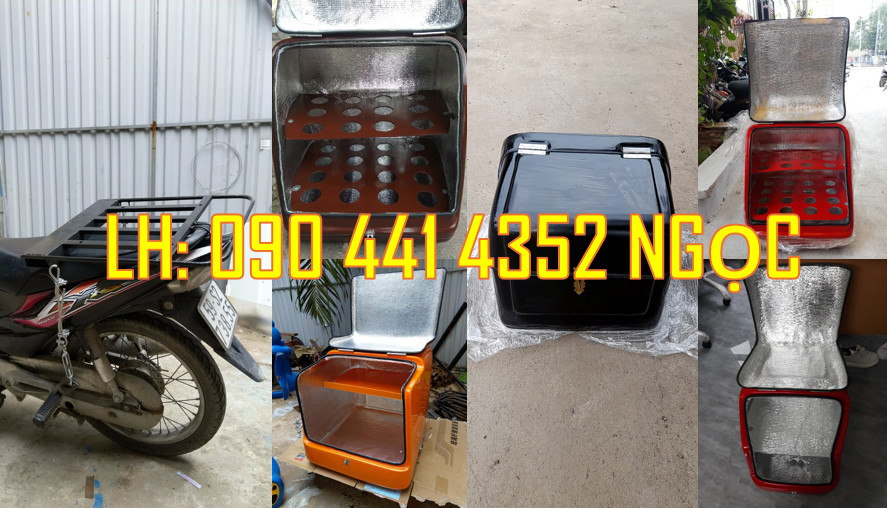 Thùng chở hàng giữ nhiệt, thùng ship cà phê, thùng giao hàng cỡ đại