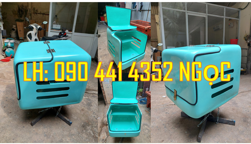 Thùng chở hàng giữ nhiệt, thùng ship cà phê, thùng giao hàng cỡ đại