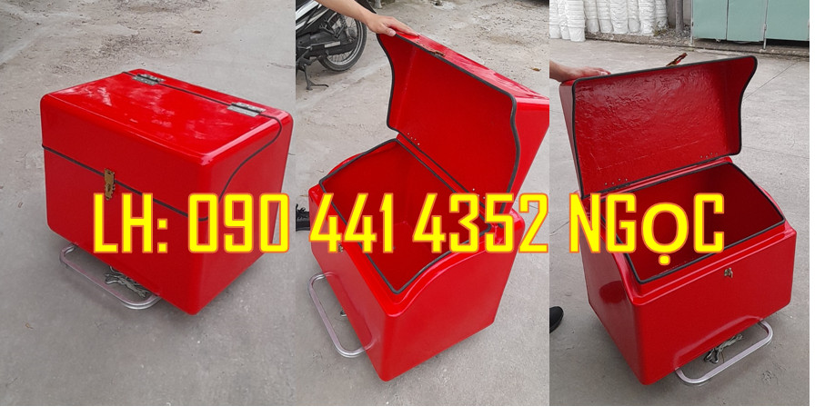Thùng chở hàng giữ nhiệt, thùng ship cà phê, thùng giao hàng cỡ đại