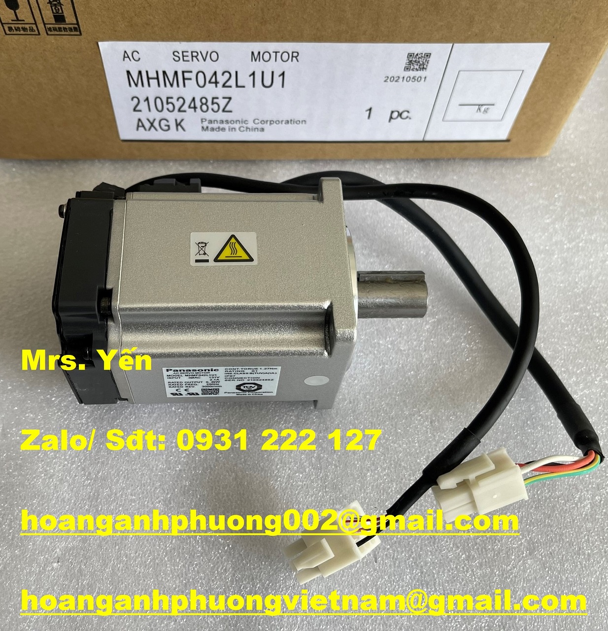 Servo Motor Panasonic MHMF042L1U1 giá nhập trực tiếp