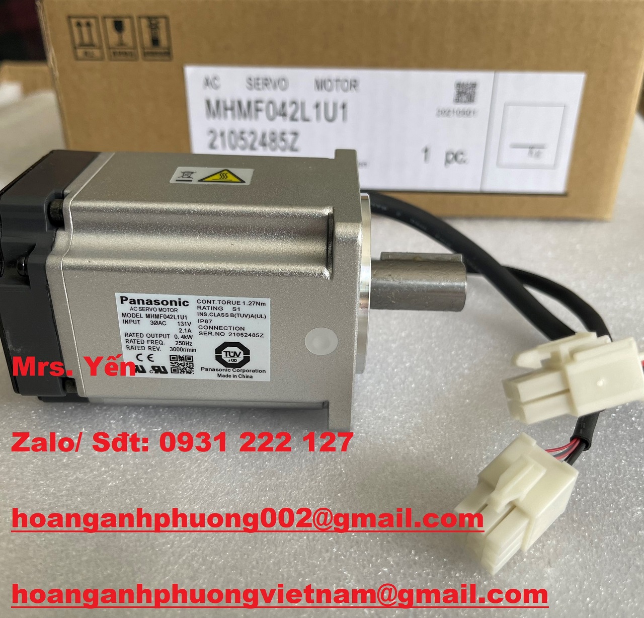 Servo Motor Panasonic MHMF042L1U1 giá nhập trực tiếp