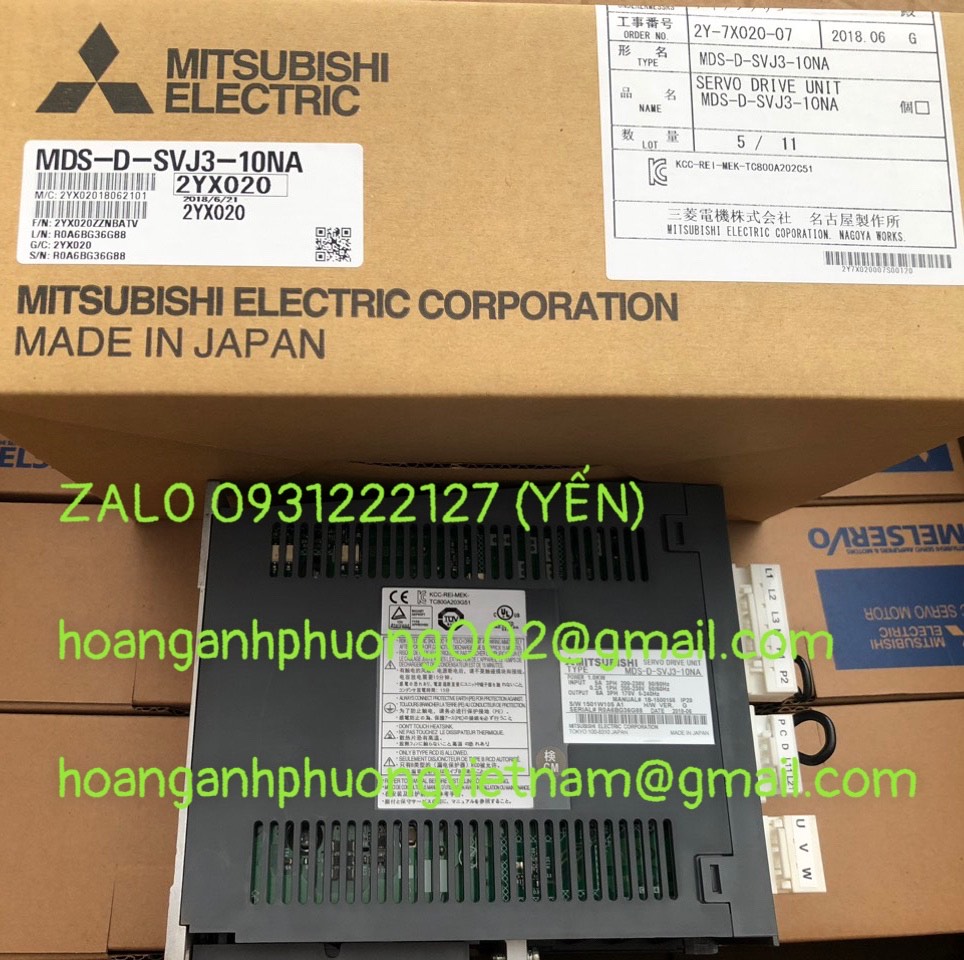 Bộ điều khiển Mitsubishi MDS-D-SV-J3-10NA nhập khẩu mới 100%