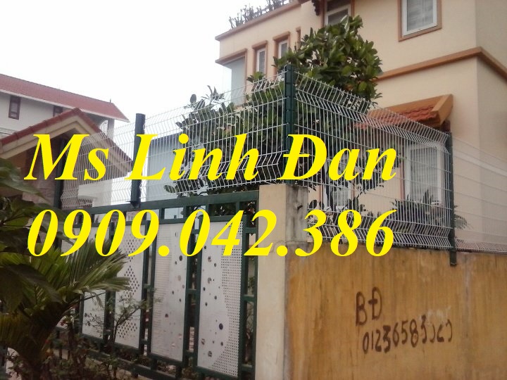 Lưới thép hàng rào mạ kẽm nhúng nóng ,son tĩnh điện phi 5 giá tốt nhất