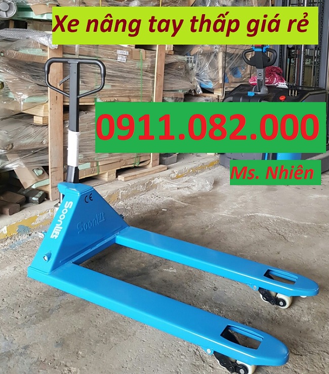 Xe nâng tay thấp giá rẻ- xe nâng tay 3 tấn