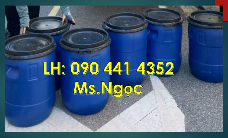 Thùng phuy nhựa 30 lít ĐÀI LOAN, thùng phuy mới 50 lít, phuy nhựa mới