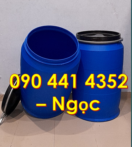 Thùng phuy nhựa 30 lít ĐÀI LOAN, thùng phuy mới 50 lít, phuy nhựa mới