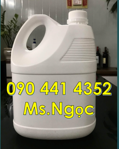 Bán can nhựa đựng nước giặt 5 lít, bình đựng nước rửa chén 4 lít vuông