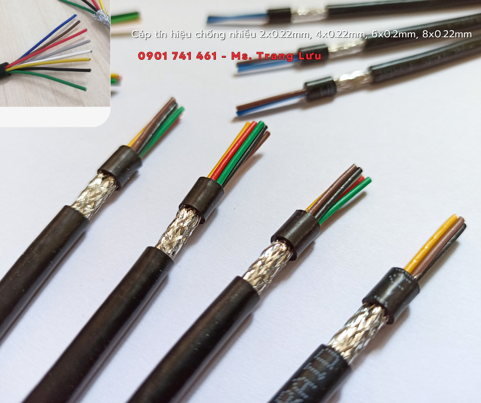 Cáp tín hiệu chống nhiễu 4x0.22mm Altek Kabel
