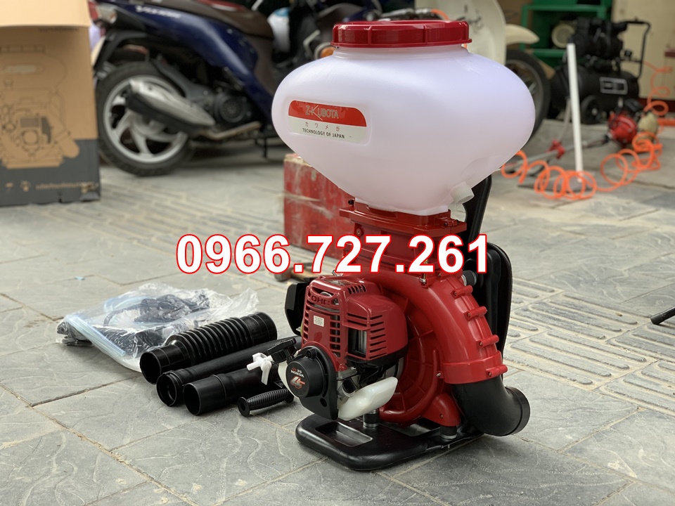 Máy phun thuốc, xạ phân, xạ lúa Z-kubota 4 thì