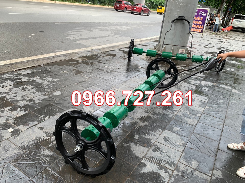 Máy xạ lúa, máy sạ lúa, gieo hạt 6 trống kéo tay