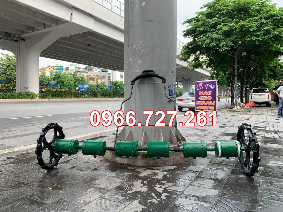 Máy xạ lúa, máy sạ lúa, gieo hạt 6 trống kéo tay