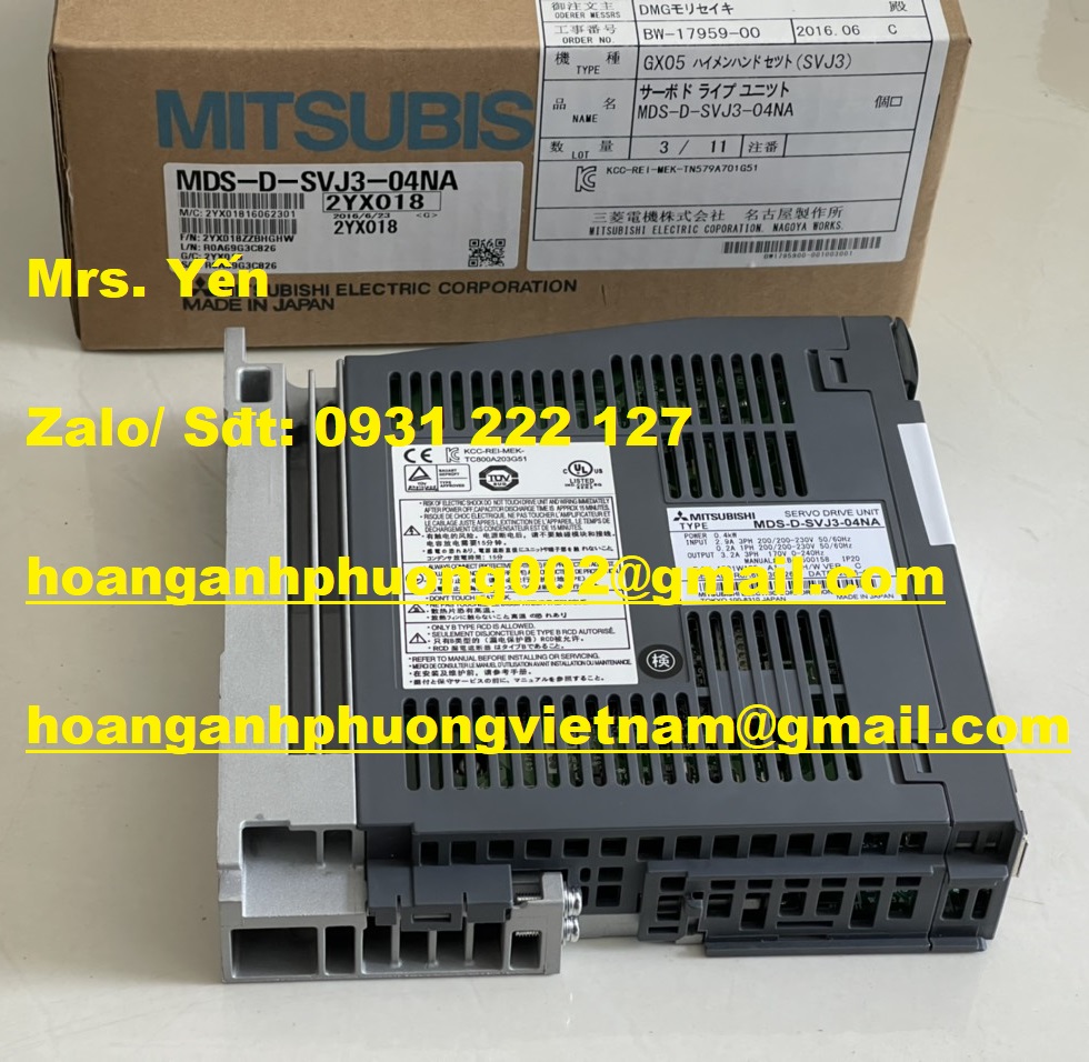 MDS-D-SVJ3-04NA Bộ điều khiển Mitsubishi mới bảo hành 12 tháng