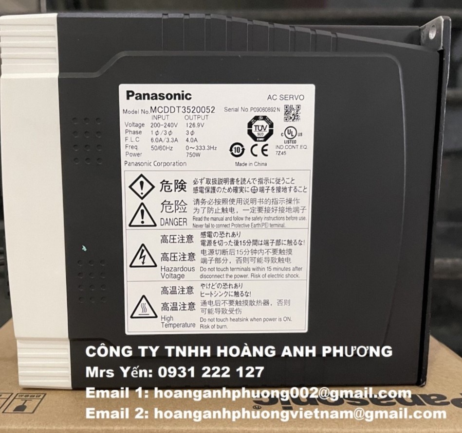 MCDDT3520052 Bộ điều khiển Panasonic mới 100% tại Bình Dương