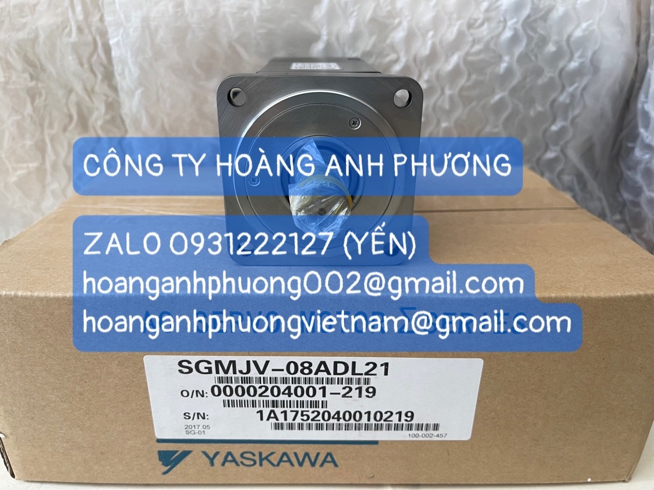 Yaskawa SGMJV-08ADL21 Động cơ chính hãng giá bán trực tiếp
