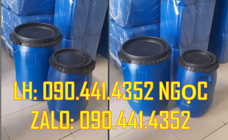Bán thùng phuy nhập khẩu,thùng phuy nhựa 30 lít, 60 lít, 120 lít, 220L