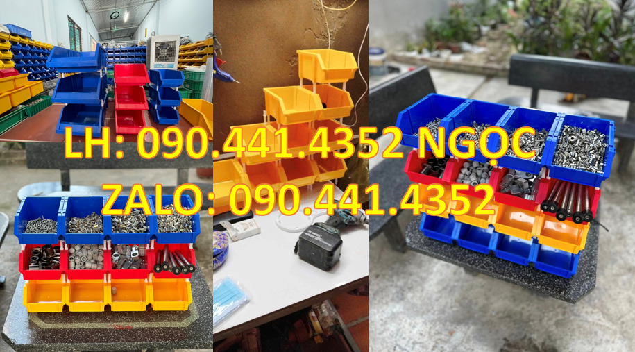 Kệ nhựa đựng bu lon ốc vít, kệ đựng linh kiện ráp tầng, khay đựng dụng