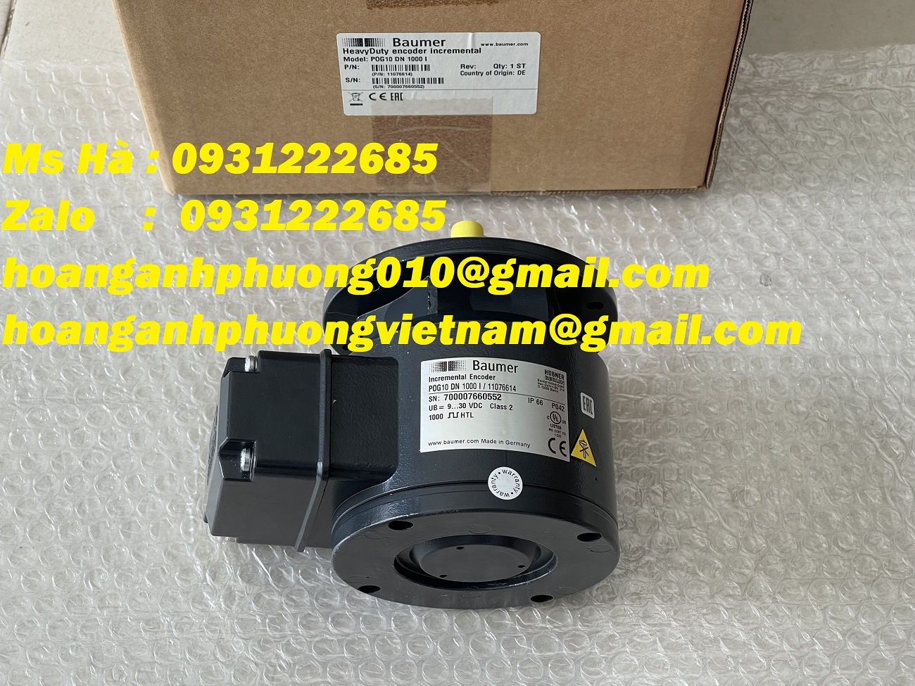 Encoder P0G10 DN 1000 I baumer - chuyên hàng nhập tại bình dương