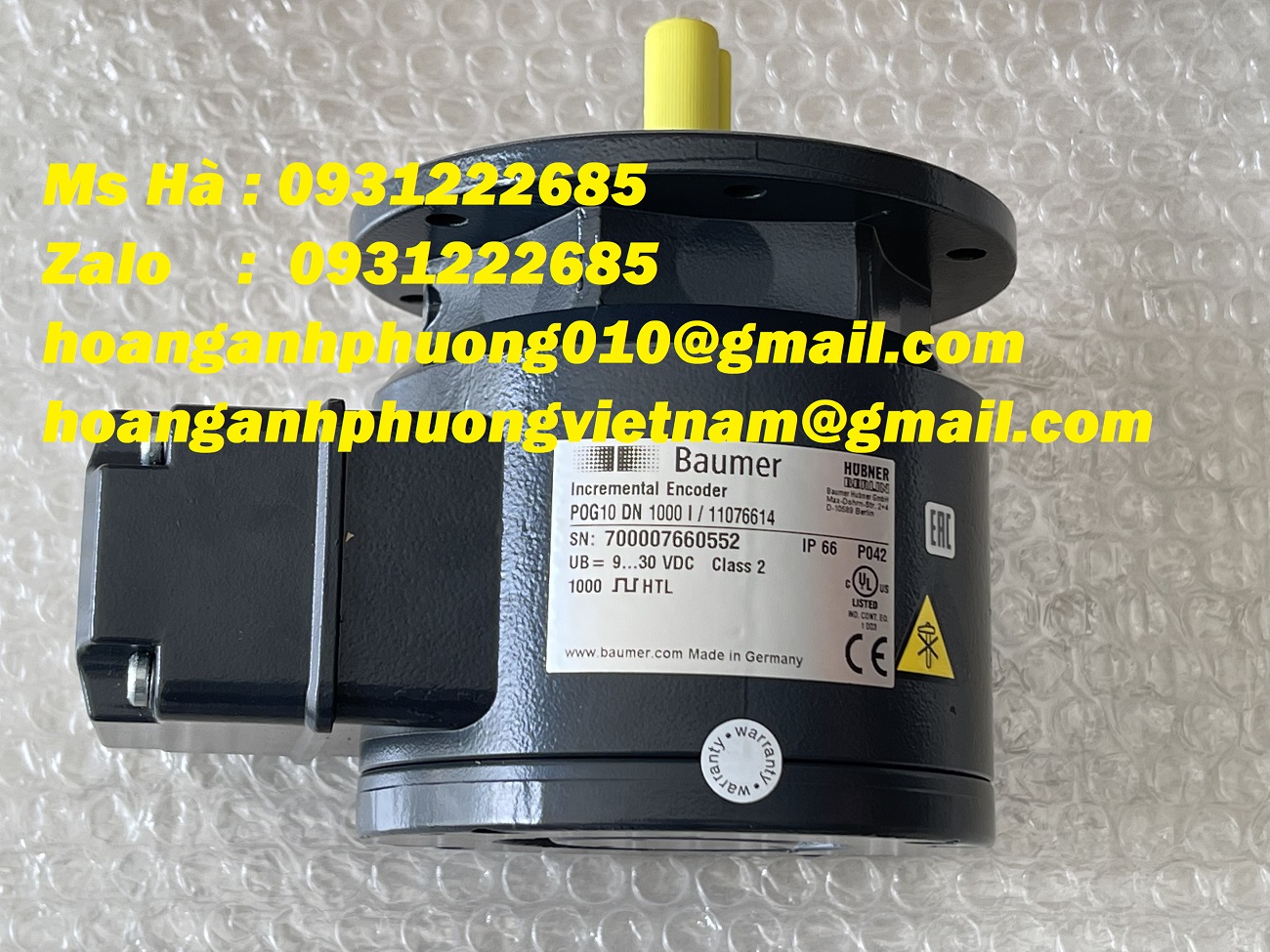 Encoder P0G10 DN 1000 I baumer - chuyên hàng nhập tại bình dương
