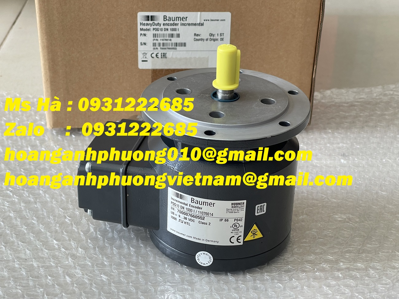 Encoder P0G10 DN 1000 I baumer - chuyên hàng nhập tại bình dương