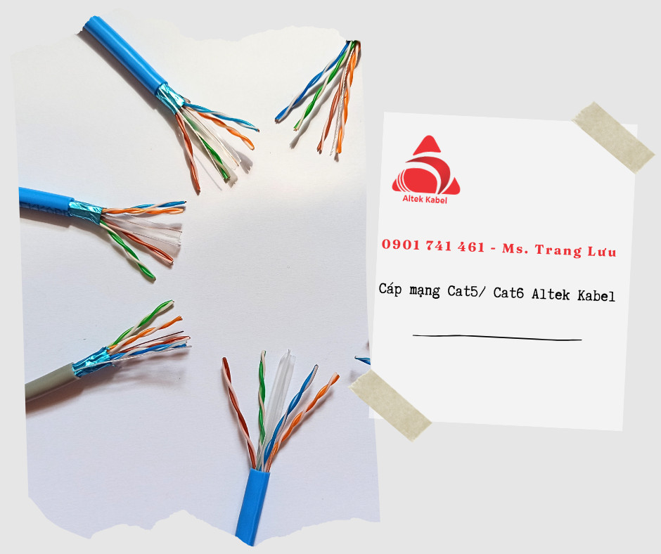 Cáp mạng chống nhiễu Cat6 Altek Kabel tại Đà Nẵng, Hà Nội, Hồ Chí Minh
