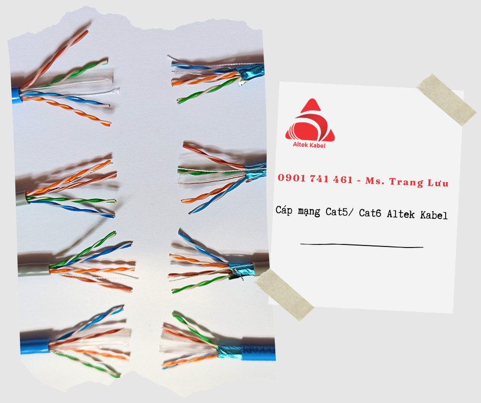 Cáp mạng chống nhiễu Cat6 Altek Kabel tại Đà Nẵng, Hà Nội, Hồ Chí Minh