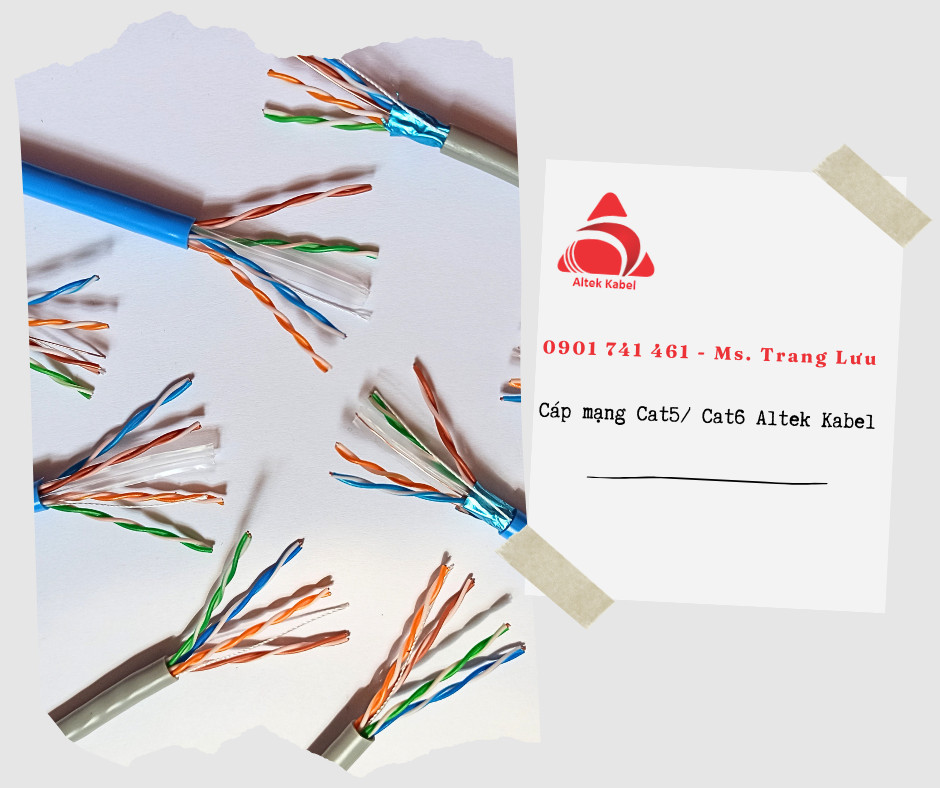 Cáp mạng chống nhiễu Cat6 Altek Kabel tại Đà Nẵng, Hà Nội, Hồ Chí Minh