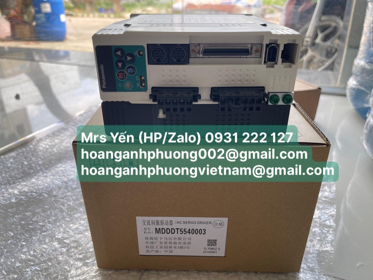 Servo MDDDT5540003 Panasonic nhập khẩu mới tại Bình Dương