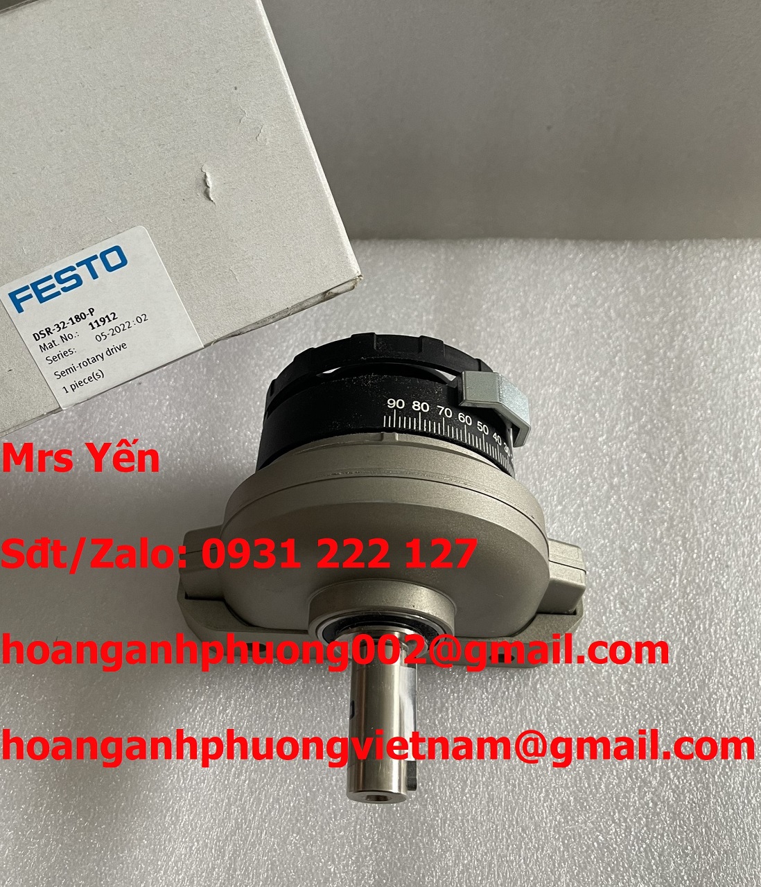Xy lanh quay DSR-32-180-P Festo mới bảo hành 12 tháng