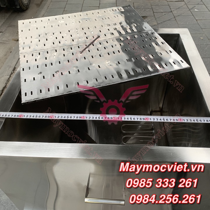 Nồi luộc bánh chưng, bánh tét dung tích 250L inox 304 dày dặn, 220V