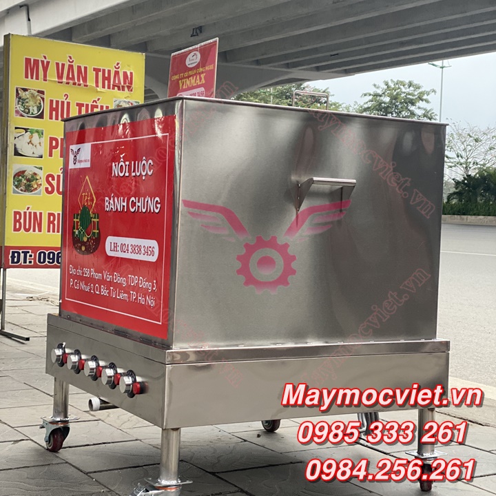 Nồi luộc bánh chưng điện dung tích 250L luộc 1 mẻ khoảng 130 cái