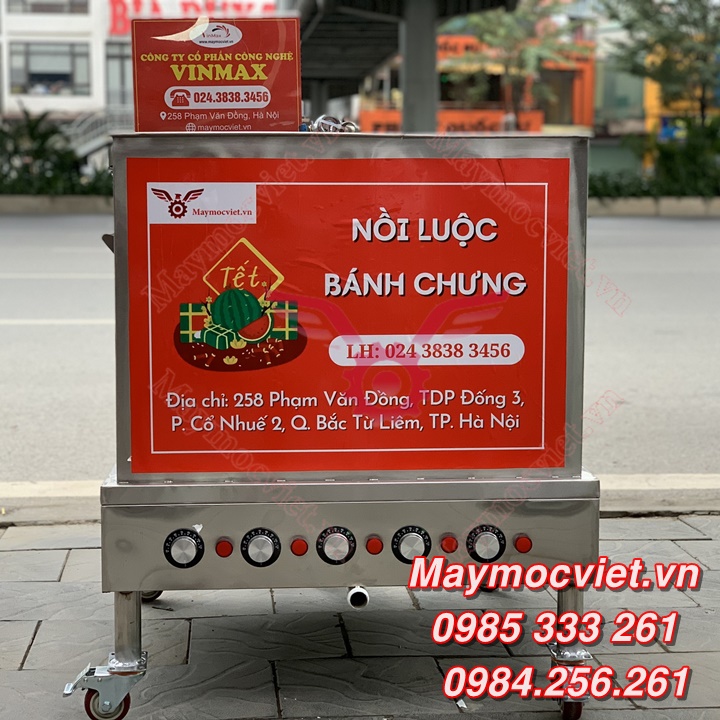 Nồi bánh chưng 250L luộc từ 100 cái/ mẻ chỉ với 8 giờ