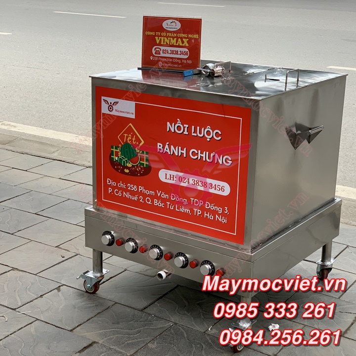 Nồi bánh chưng 250L luộc từ 100 cái/ mẻ chỉ với 8 giờ