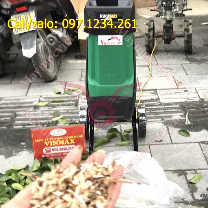 Máy băm cành điện VMB2400 giá rẻ tại Hà Nội