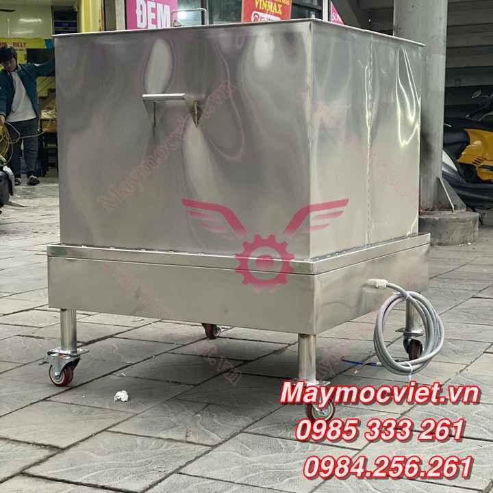 Nồi luộc bánh chưng tết inox dùng điện 220V phân phối sỉ lẻ Toàn Quốc