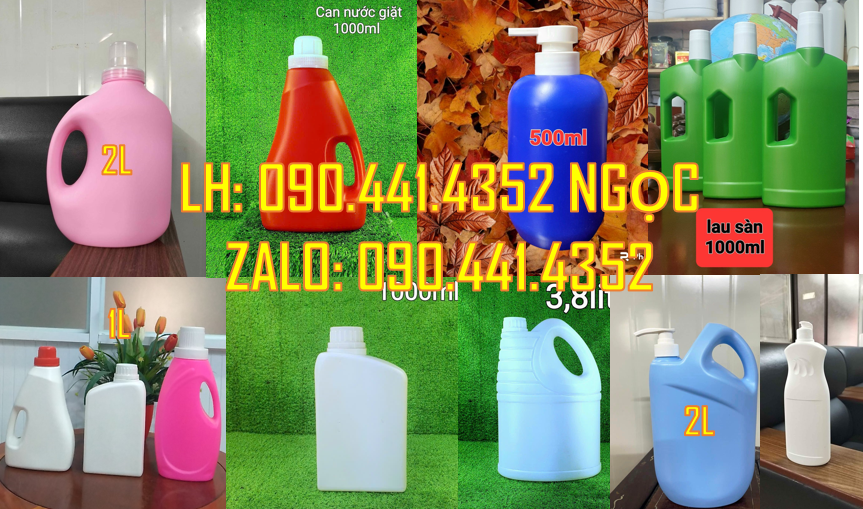 Bán can đựng nước rửa chén 800ml, can đựng xà bông rửa chén 1 lít