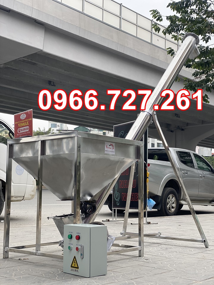Máy cấp nguyên liệu, hút nguyên liệu trục vít