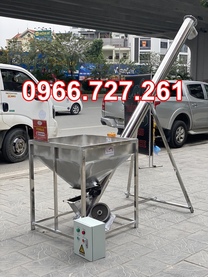 Máy cấp nguyên liệu, hút nguyên liệu trục vít
