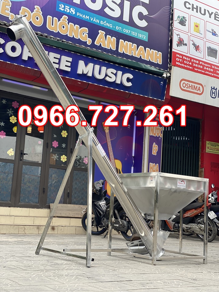Máy cấp nguyên liệu, hút nguyên liệu trục vít